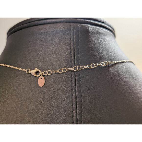 M A M A 925 Sterling Vermeil Yellow Tone Dainty 16"-18" Necklace - Picture 6 of 7